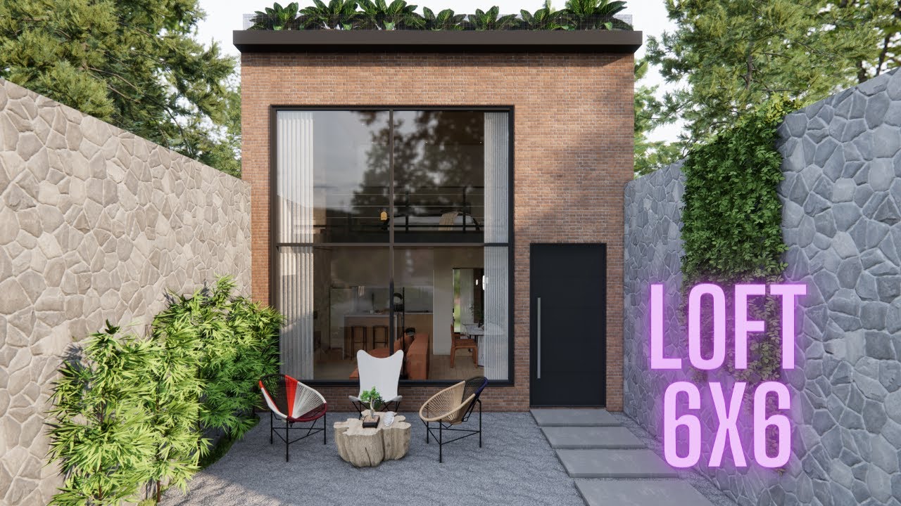 CASA PEQUENA 6 x 6 Metros - LOFT