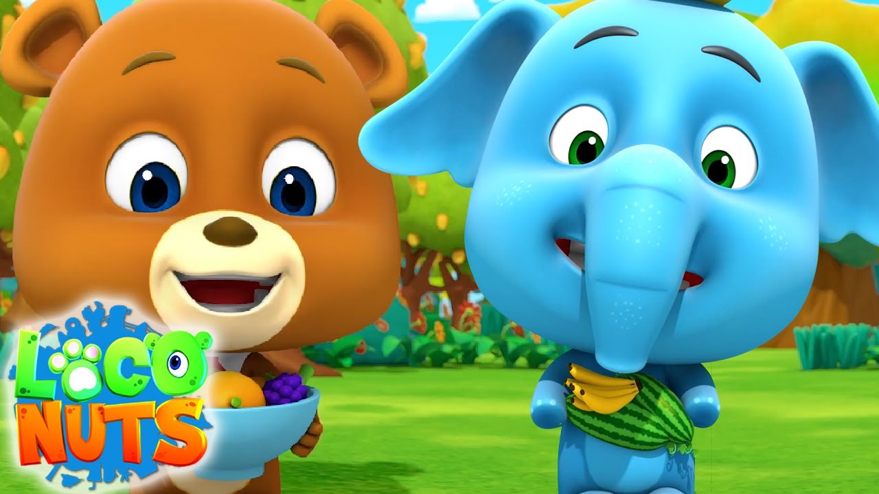 Charlie y la fábrica de frutas | Dibujos animados divertidos | Loco Nuts Español | Video para niños