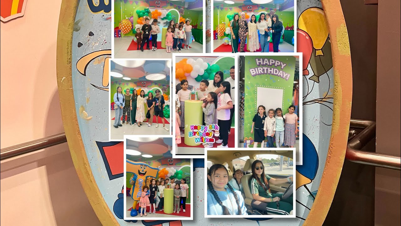 William’s 8th Birthday 🎂 Party 🎉 Get together at Trampo Extreme Doha Qatar 🇶🇦 #trampoextreme 