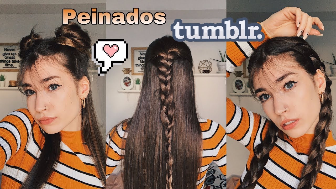 PEINADOS TUMBLR 💁🏼 || para el día a día || Mayiyi ♡