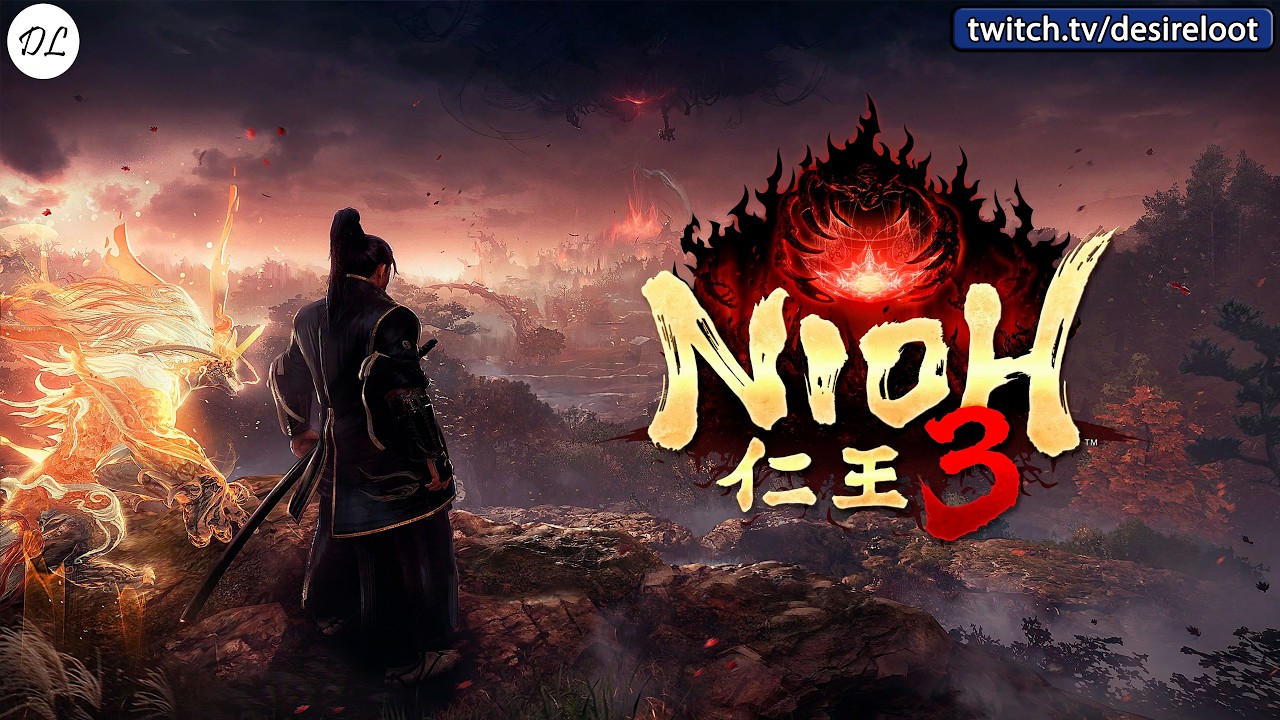 7 стрим. Nioh 3. Исследуем озеро Санару. #nioh
