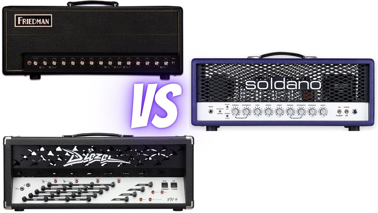 Friedman BE 100 Deluxe vs Soldano SLO 100 vs Diezel VH4