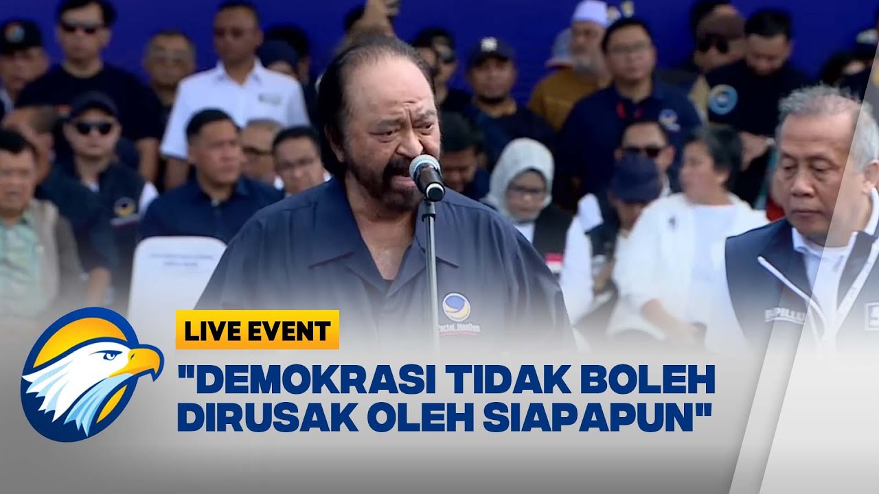 [FULL] Pidato Politik Surya Paloh di Kampanye Akbar Partai NasDem