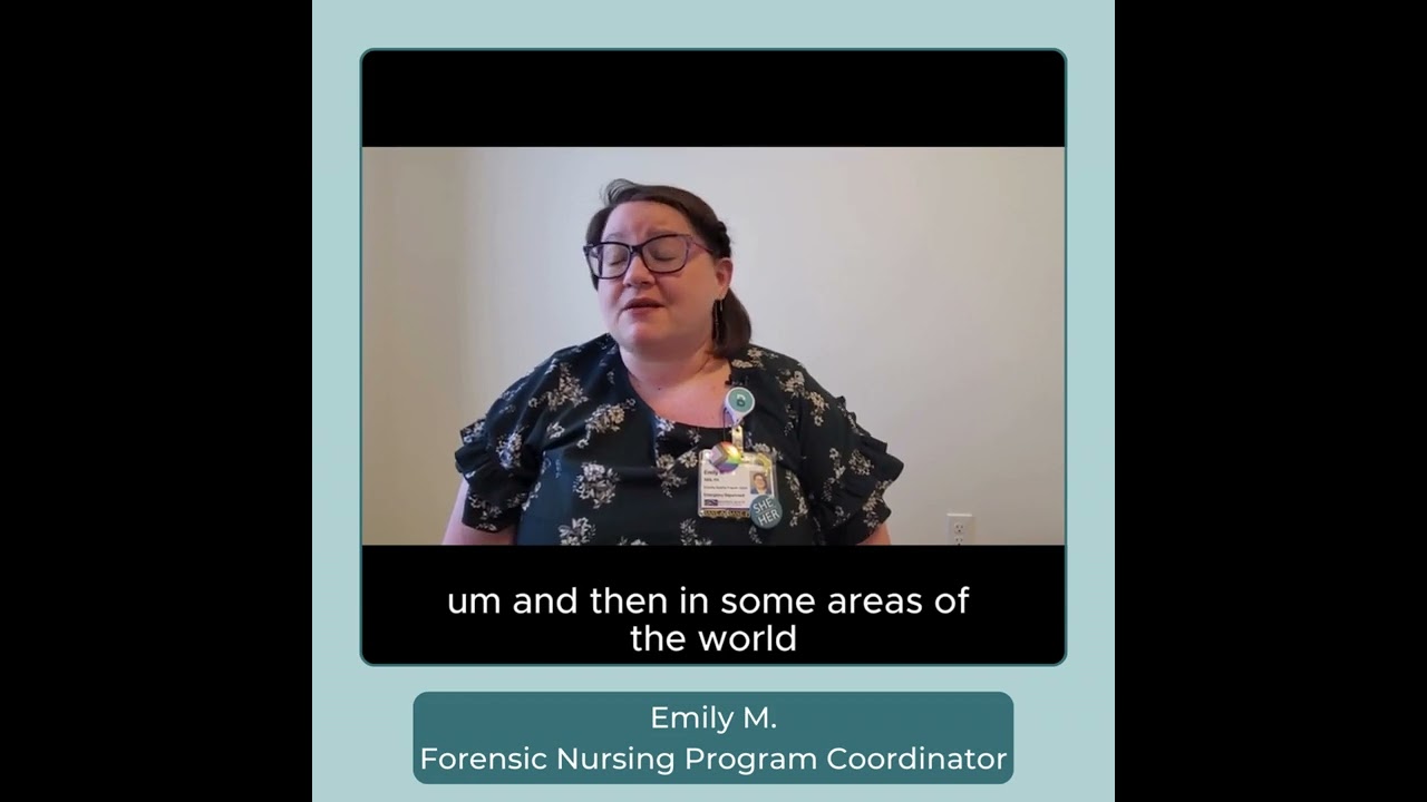 What does a forensic nurse do?