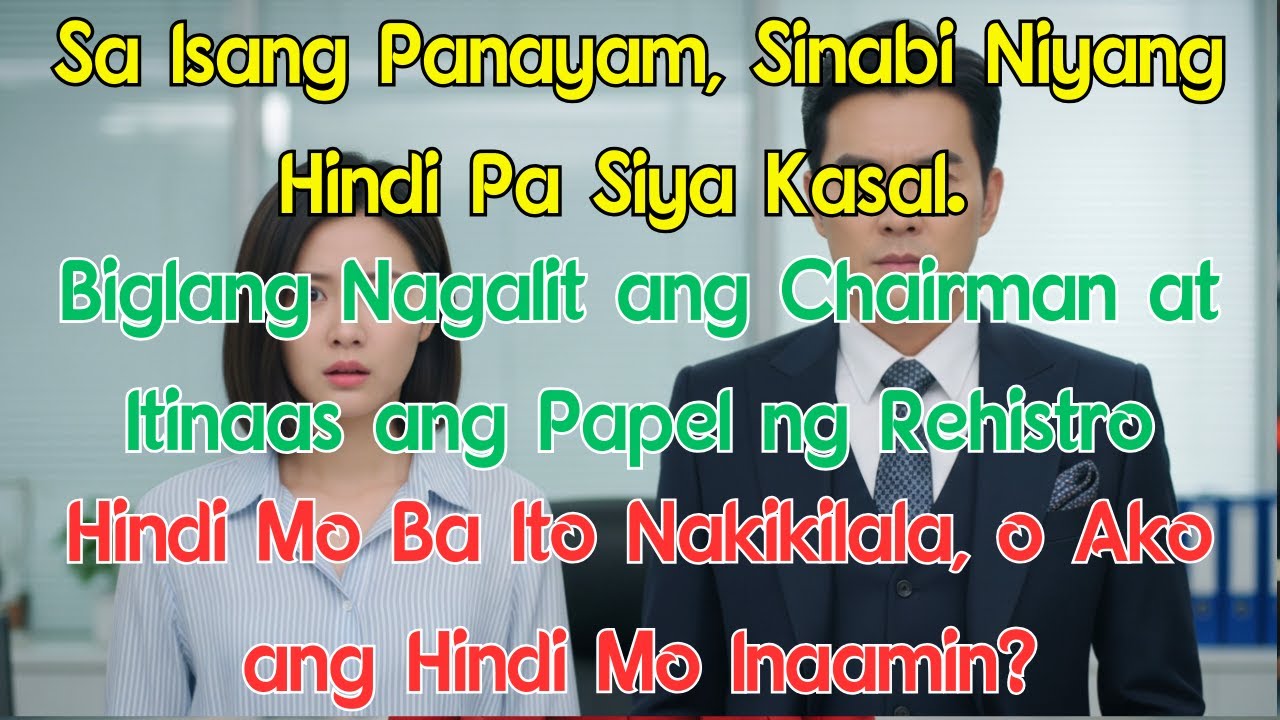 Sa Isang Panayam, Sinabi Niyang Hindi Pa Siya Kasal. Biglang Nagalit ang Chairman at Itinaas ang Pap