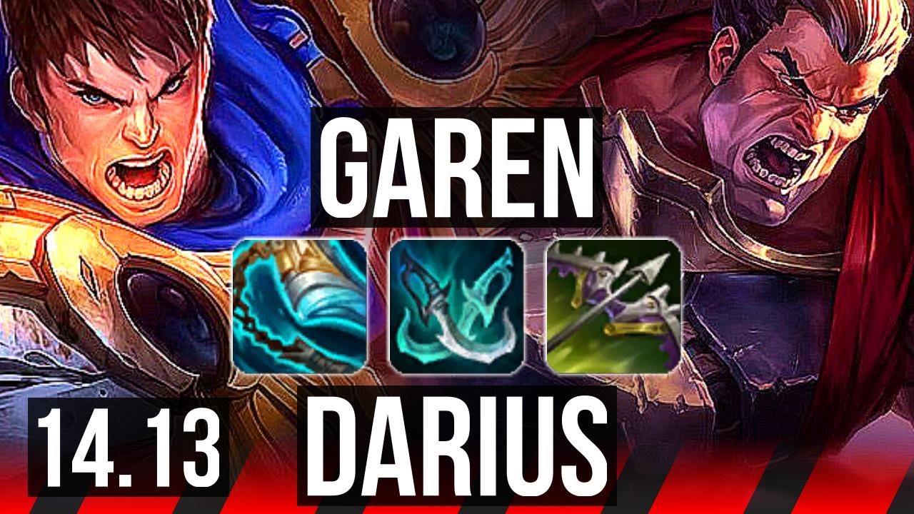 GAREN vs DARIUS (TOP) | 6 solo kills, 600+ games | VN Master | 14.13