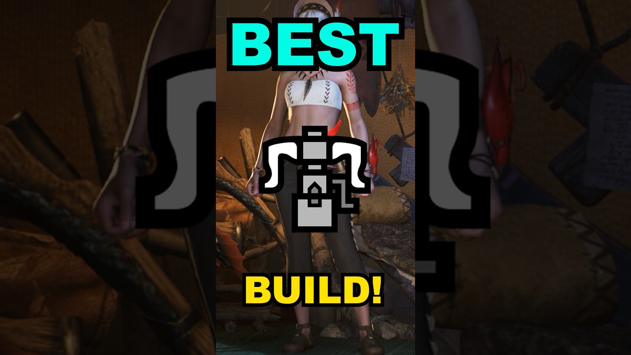 The BEST HBG Build in Monster Hunter Wilds (TU2) #shorts #monsterhunter #gaming