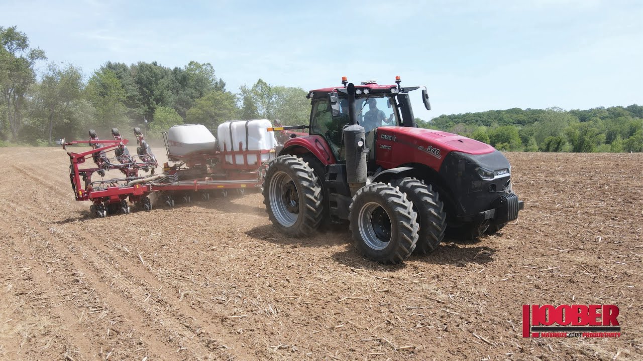 Robert E & Ryan E Rohrer Case IH 2150S & MAG340 Planting Corn