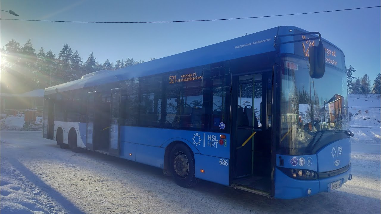 Solaris Urbino 15LE Pohjolan Liikenne 686 linjalla 521