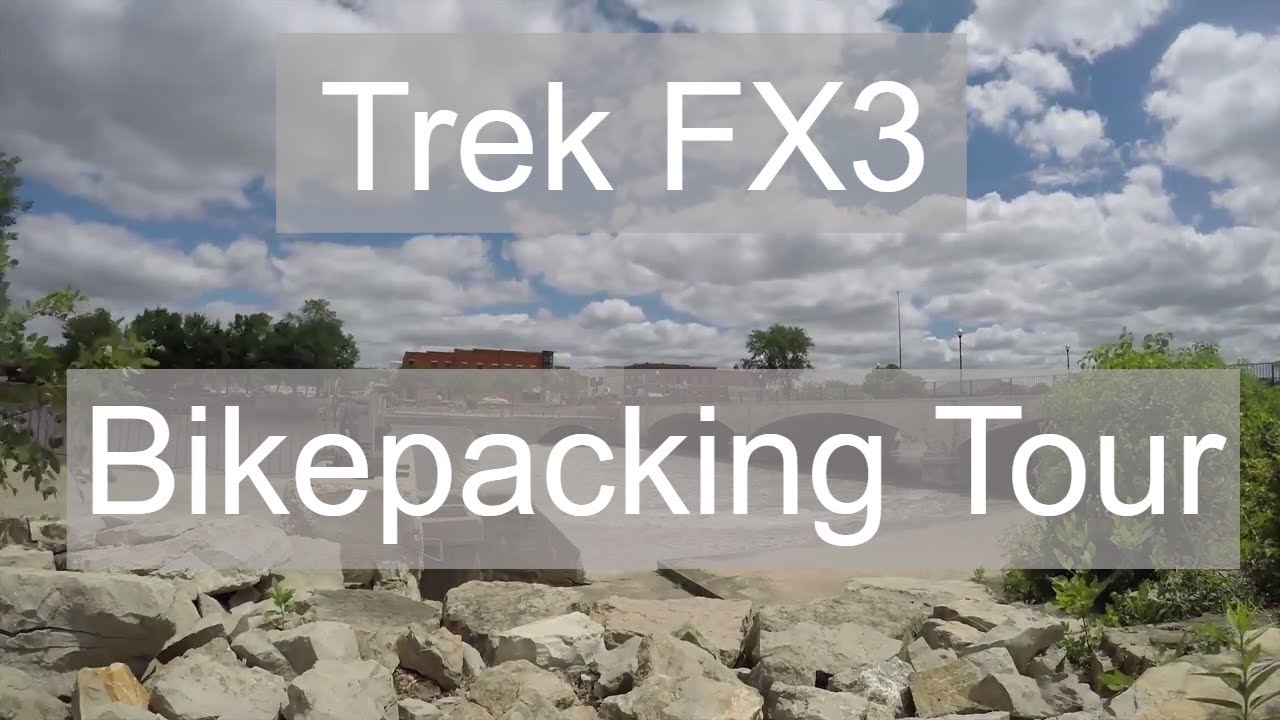 Trek FX3 Bike Packing Tour on Raccoon River Valley Trail