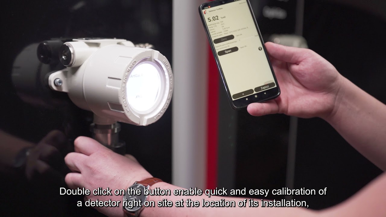 Calibration of gas detectors Atest Gaz - Line 4.0