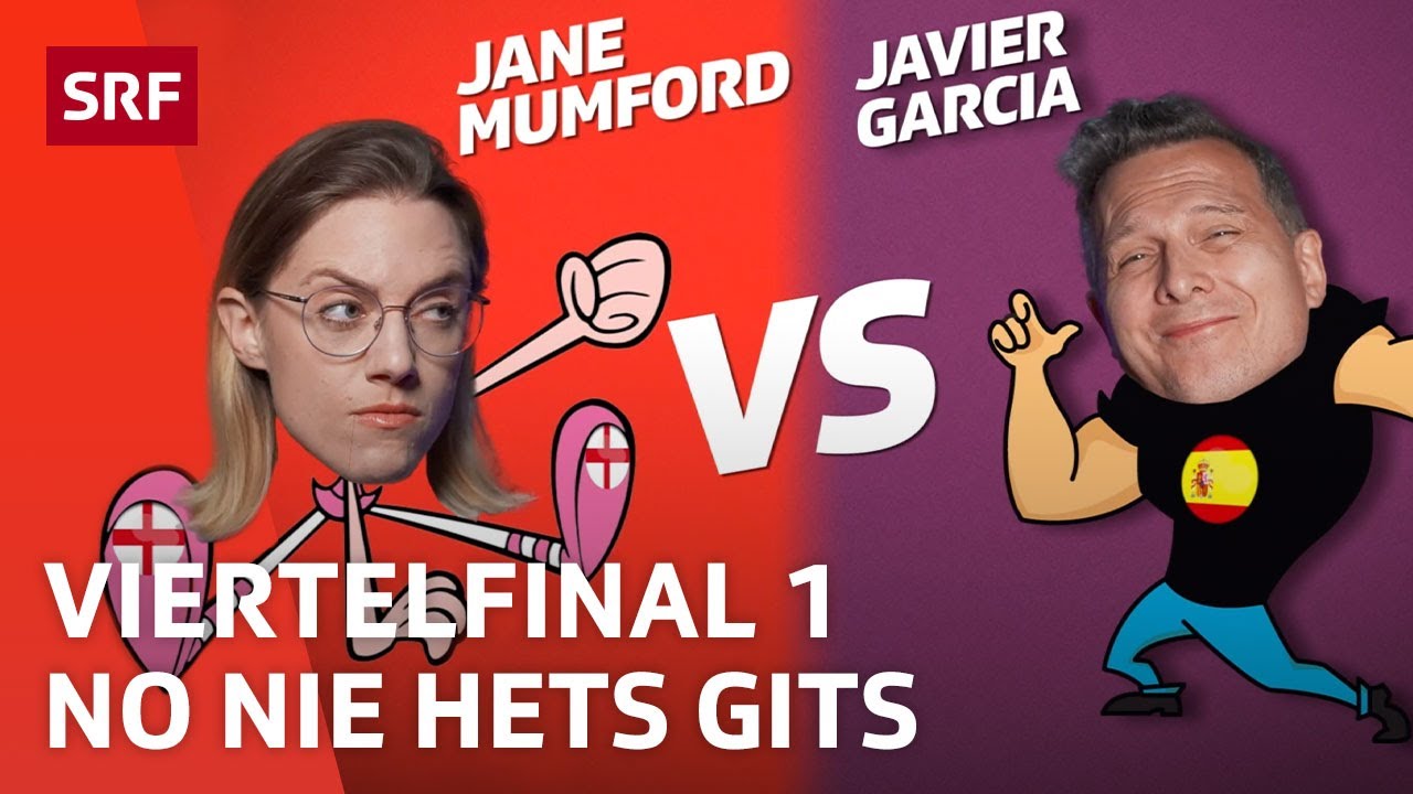 🏴󠁧󠁢󠁥󠁮󠁧󠁿 England: Spanien 🇪🇸 mit Jane Mumford & Javier Garcia | Comedy Cup | SRF