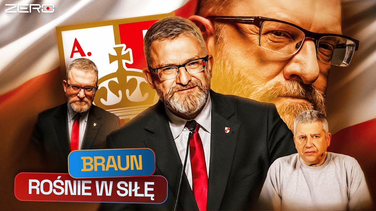 ROŚNIE POPARCIE DLA BRAUNA, SIKORSKI CHCE GO ZDELEGALIZOWAĆ