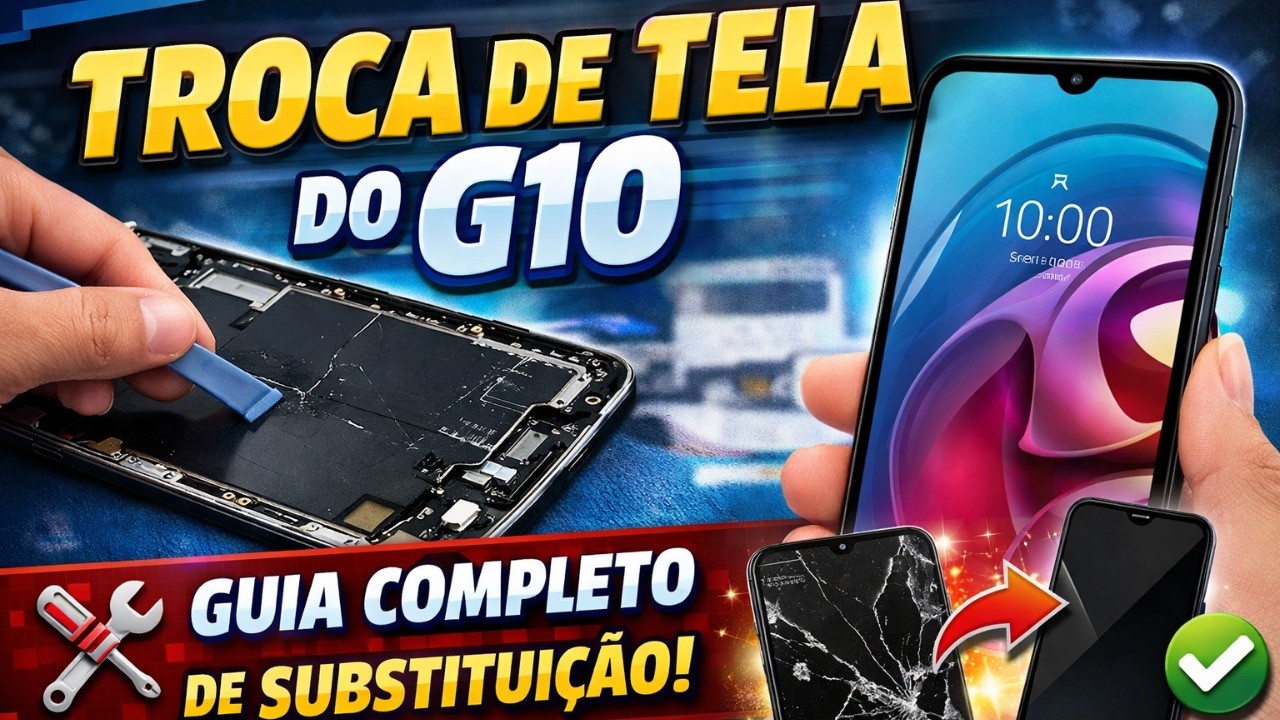 Troca de Tela do G10: Guia Completo para Substituição