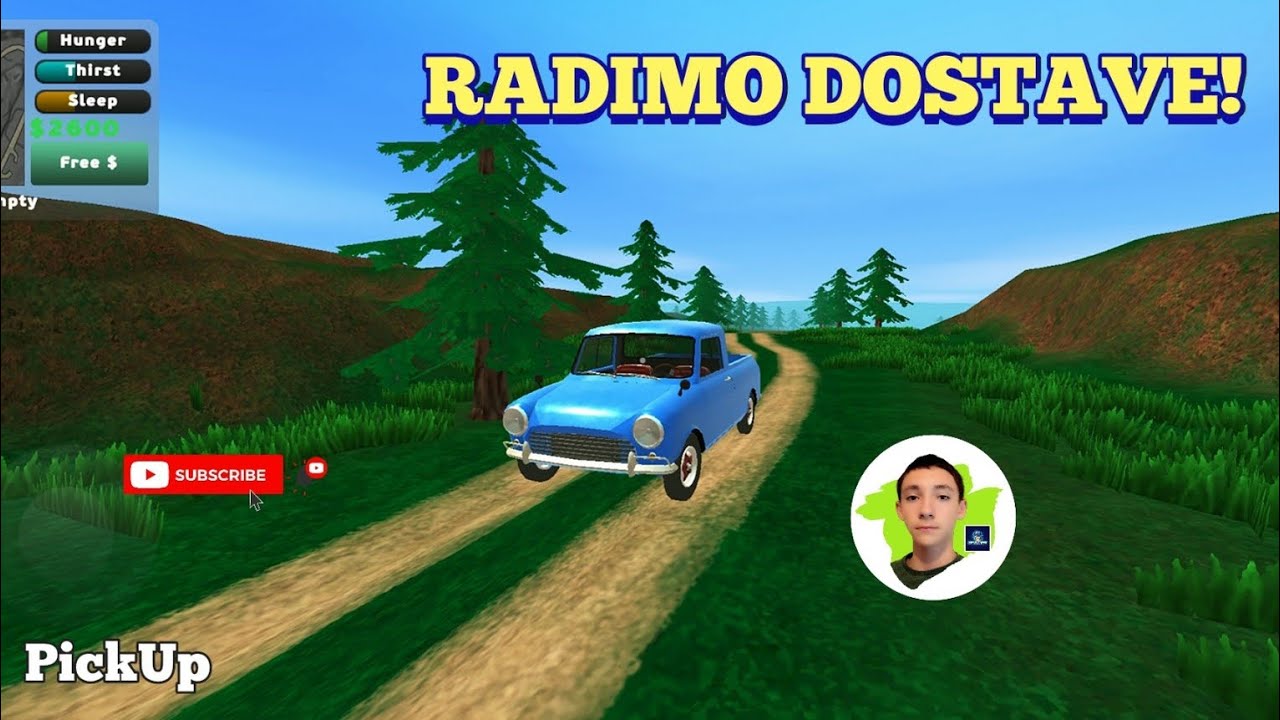 RADIM DOSTAVE SA POTPUNO NOVIM KAMIONETOM - PickUp Simulator