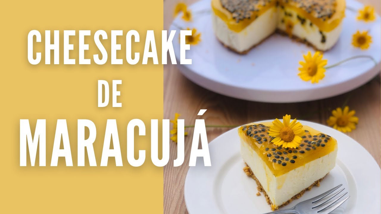O Cheesecake de Maracujá mais gostoso da vidaaaa!