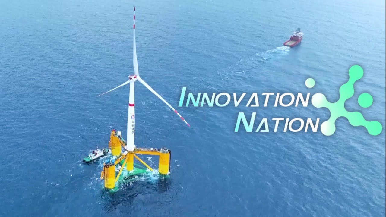China's first deep-sea offshore floating wind power platform arrives in operation area