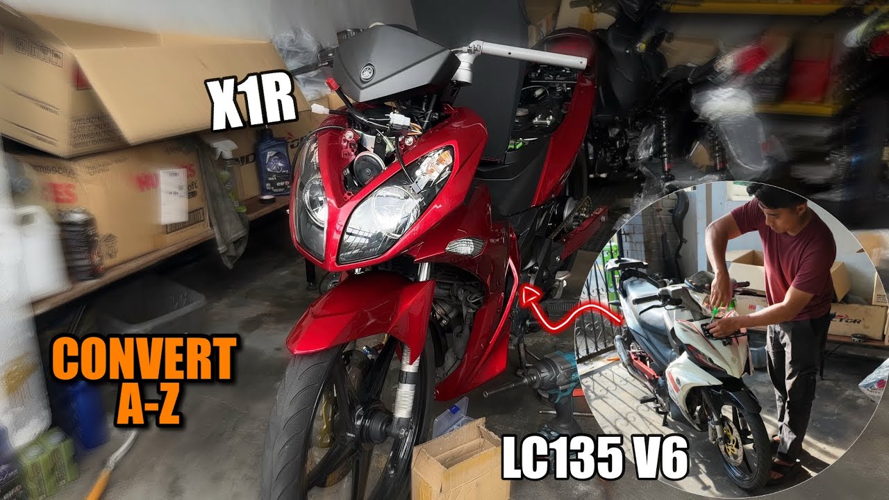 LC135 v6 Convert X1R A-Z  Tutorial | Problem CLUTCH convert! 