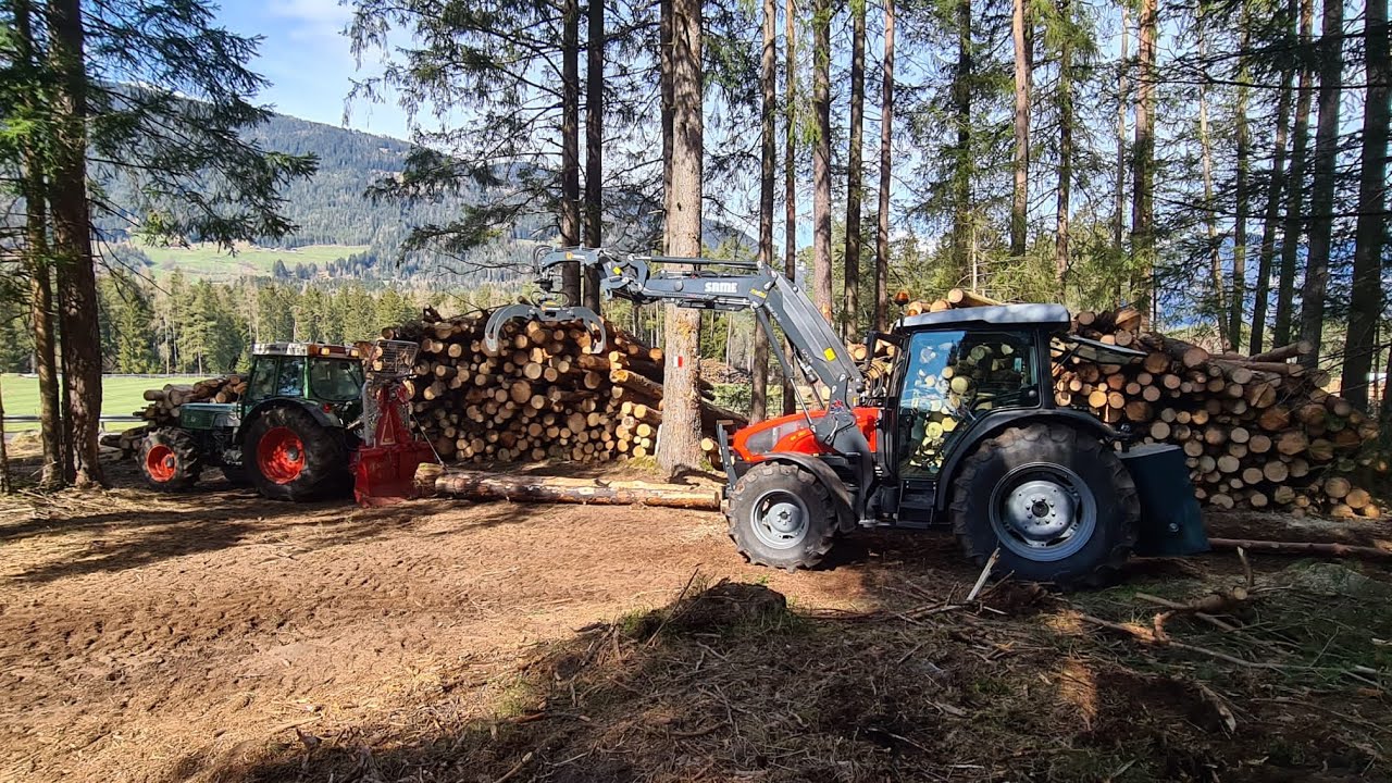 Holz Stapeln mit Same Dorado 90.4