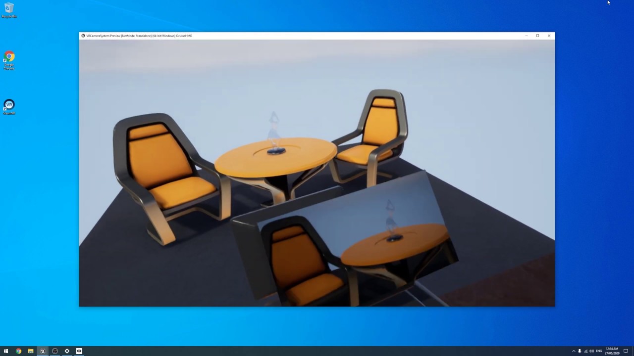 Virtual Camera in Virtual Reality in UE4 (Tutorial)