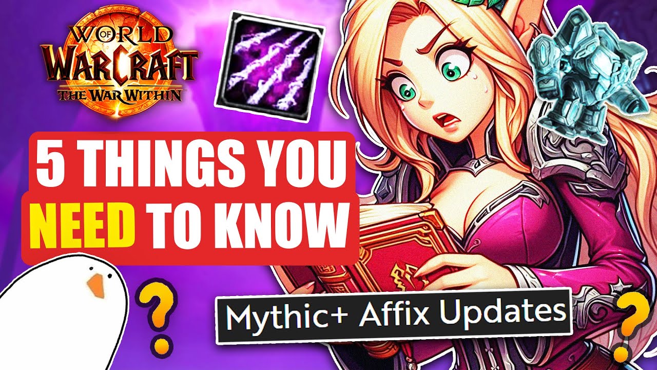 *HUGE Changes to Mythic+ Dungeons* (Affixes Revamped!) | War Within Season 1 SIMPLE Guide