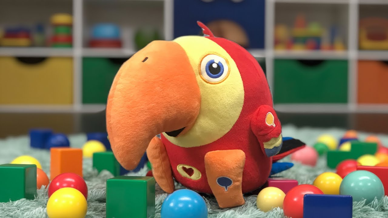 The Hidden World of Jungle Animals Inside Colorful Eggs | Larry the Parrot - Toddler Learning Videos