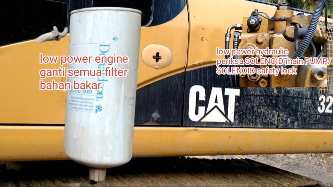 Penyebab EXCAVATOR CAT320d low power