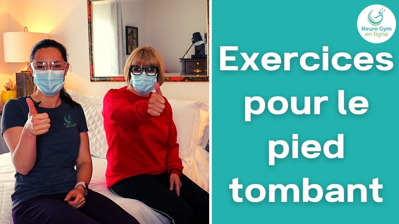 Exercices pour le pied tombant