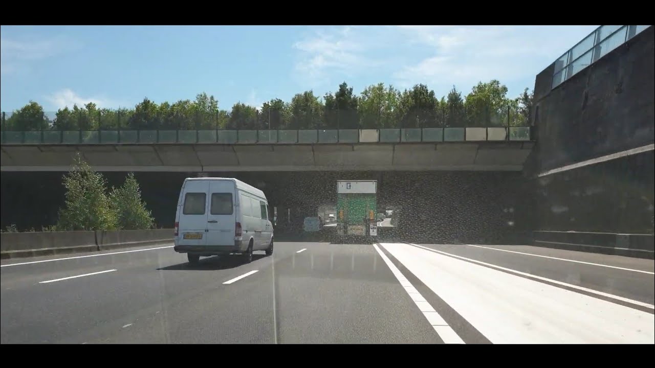 Dashcam Beelden: A59 Knooppunt Hooipolder ----》A16 Knooppunt Zonzeel ----》A58 Knooppunt Princeville.