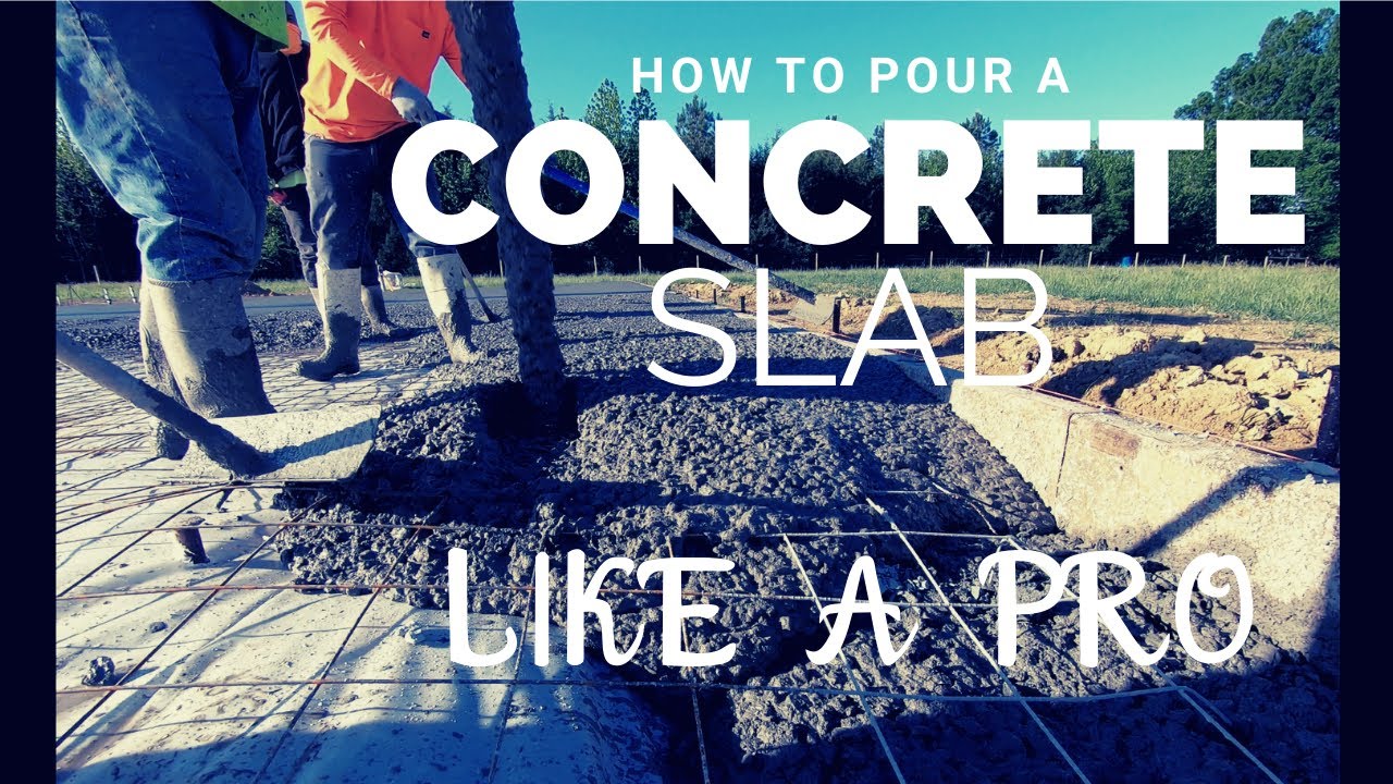 How to Pour a Monolithic Concrete Slab | the Skills and Concrete Finishing Tools you Need to Succeed