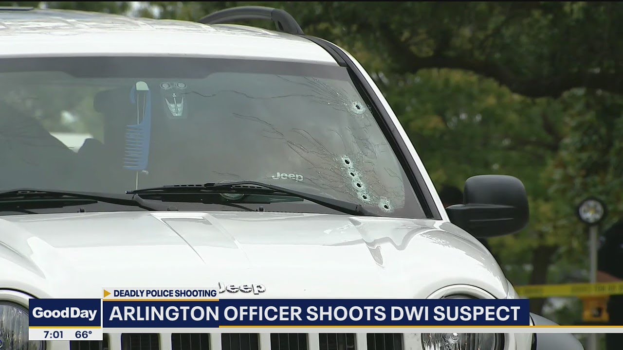 Arlington police officer fatally shoots DWI suspect