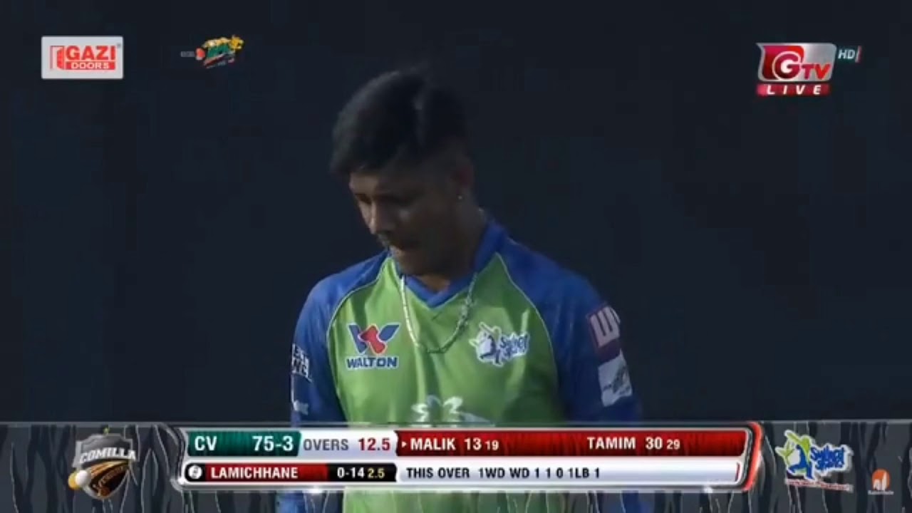 Sandeep Lamichhane&rsquo;s Double wicket in Bangladesh Premier League.