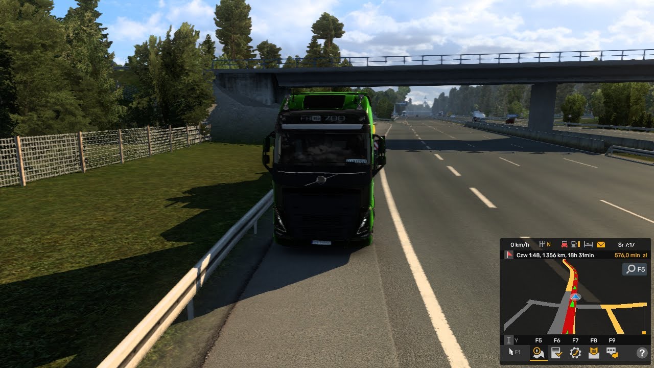 gramy w ets 2 z adrianem