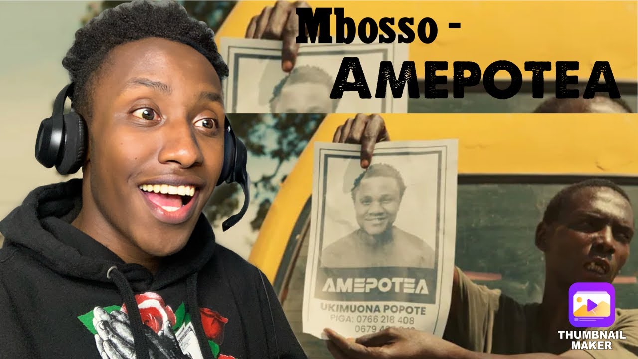 Mbosso - Amepotea (Official Music Video) reaction
