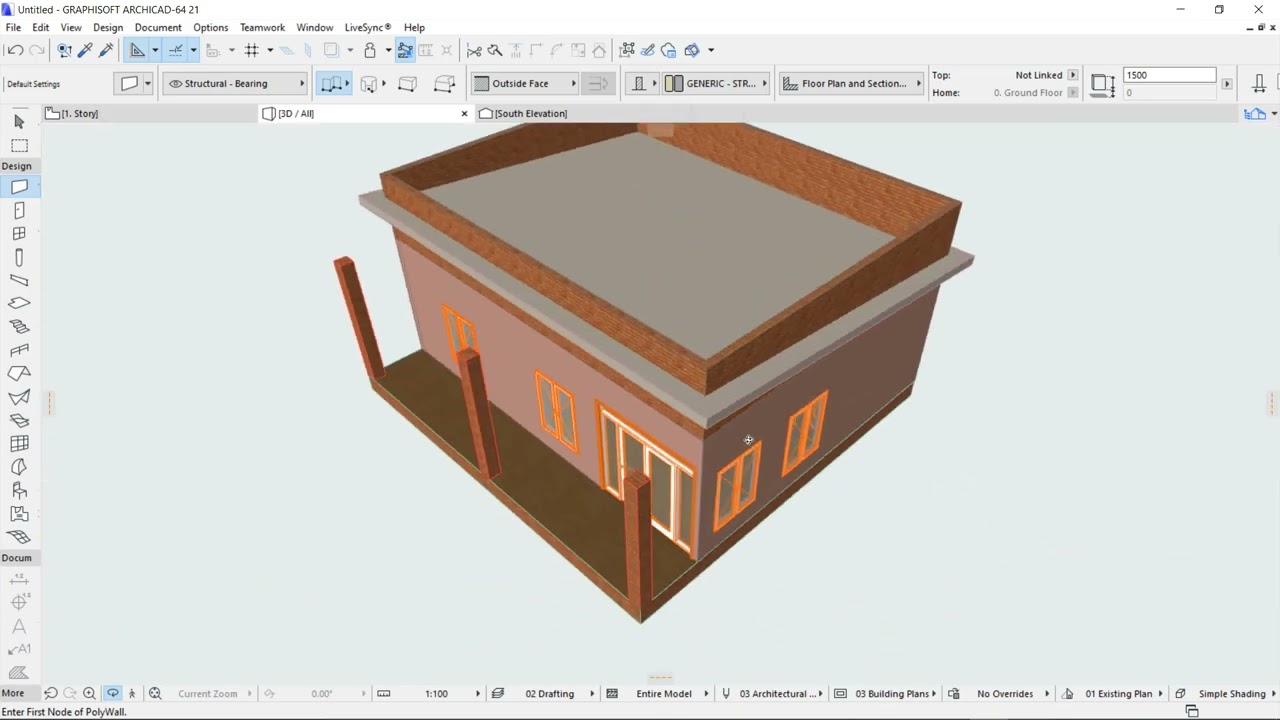 How to Create a Flat Roof in ArchiCAD #Archicad #BIM