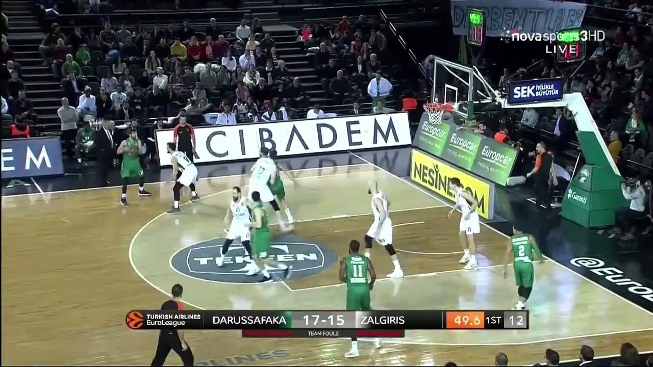 BC Zalgiris Kaunas - Defense - Cross Screen