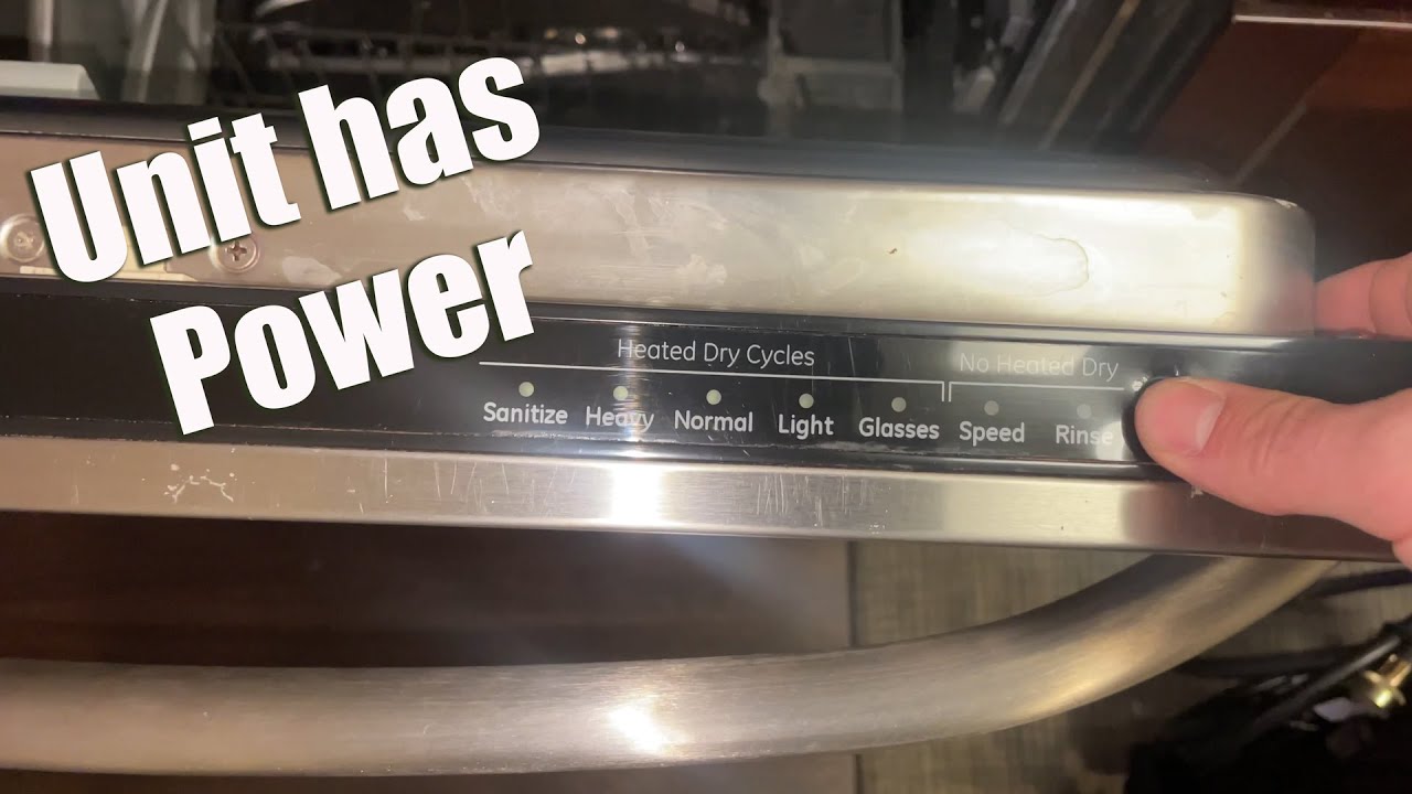 GE Dishwasher Keypad Non-Responsive (Easy Fix)