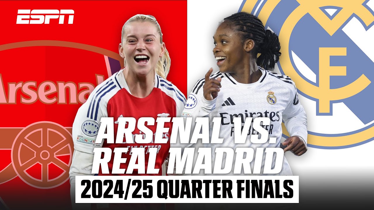 Arsenal’s BRILLIANT COMEBACK vs. Real Madrid in UEFA Women’s Champions League 24/25 quarterfinals 🔥🏆