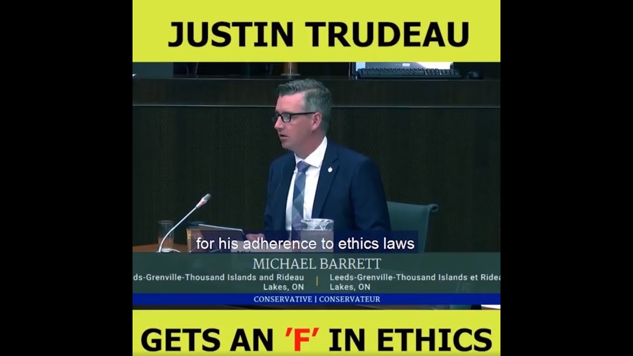 Ethics Watchdog gives Justin Trudeau an &lsquo;F&rsquo; in Ethics.