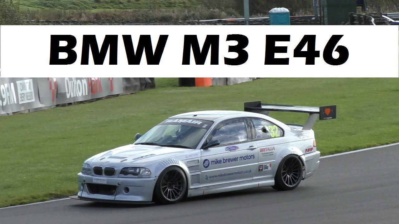 BMW M3 E46 3.2 litre 6 cylinder Sound On Track Trackside