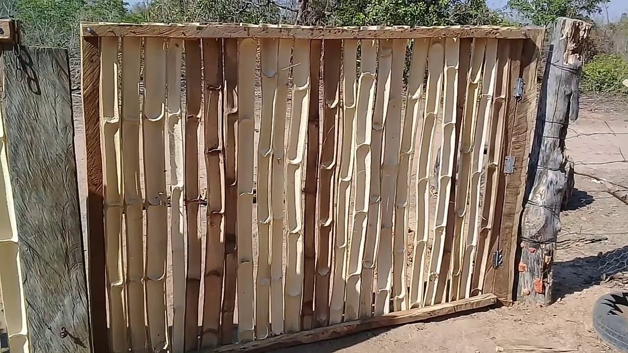 Porteira de bambu