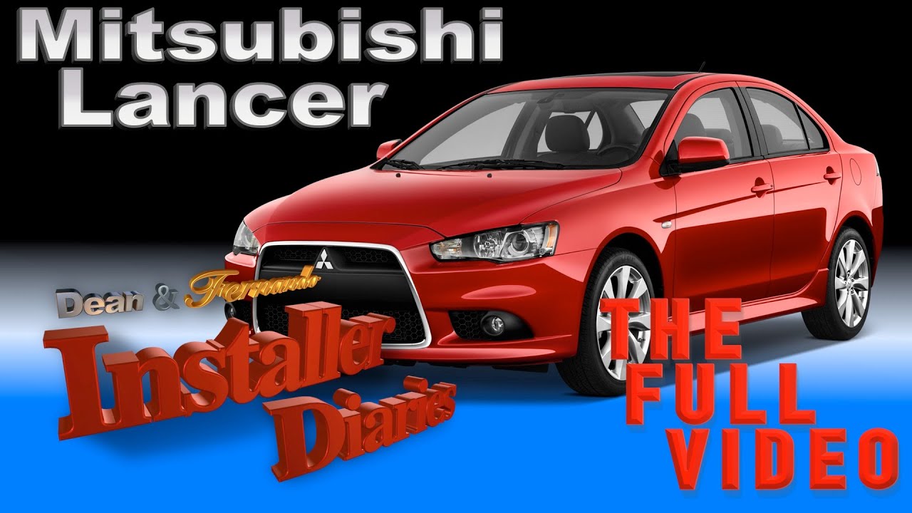 Mitsubishi Lancer full car stereo install