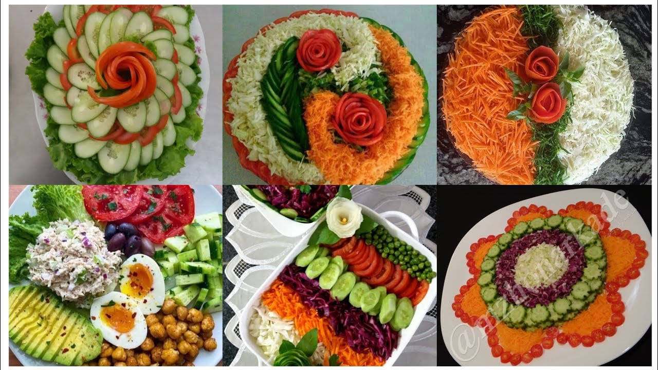 Beautiful and fresh salad decorations ideas#salad #viral #2025 
