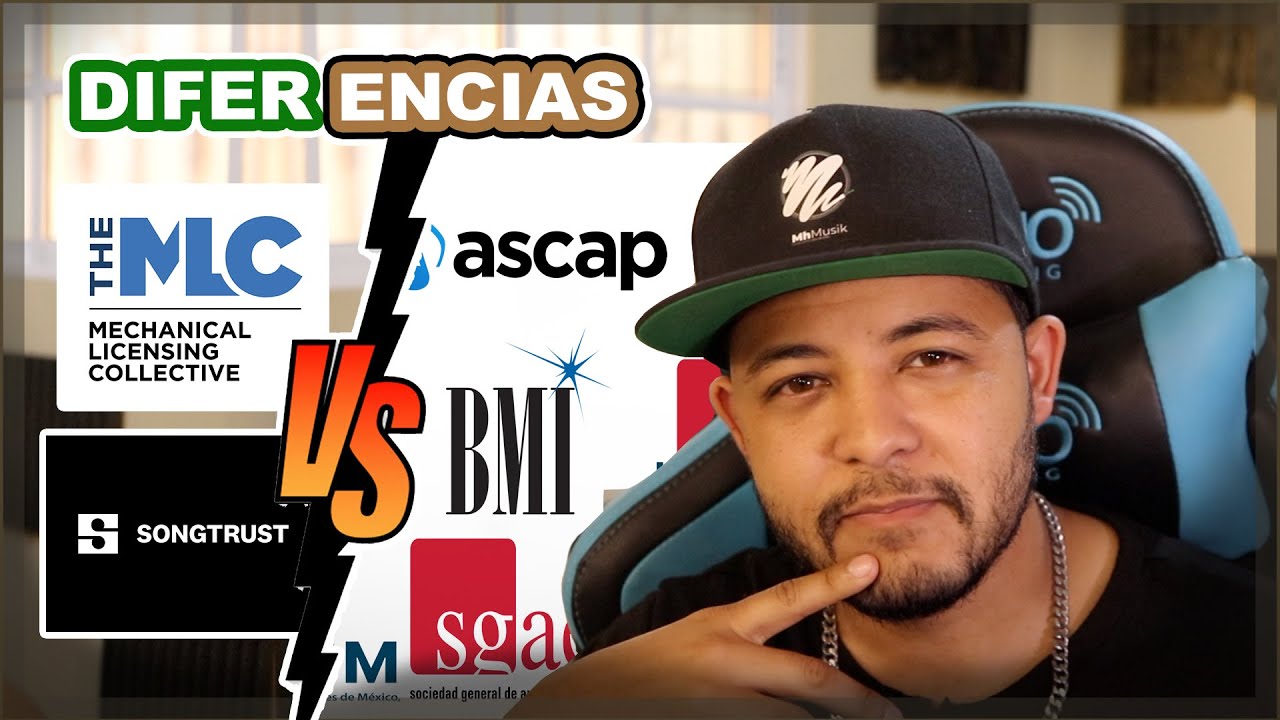 MLC y SONGTRUST vs BMI, ASCAP, SESAC, SGAE, etc | Diferencias 💶