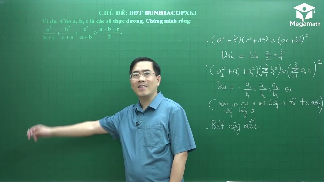 Bồi dưỡng HSG Toán 8 - Bất đẳng thức Bunhiacopxki - Thầy Bùi Minh Mẫn