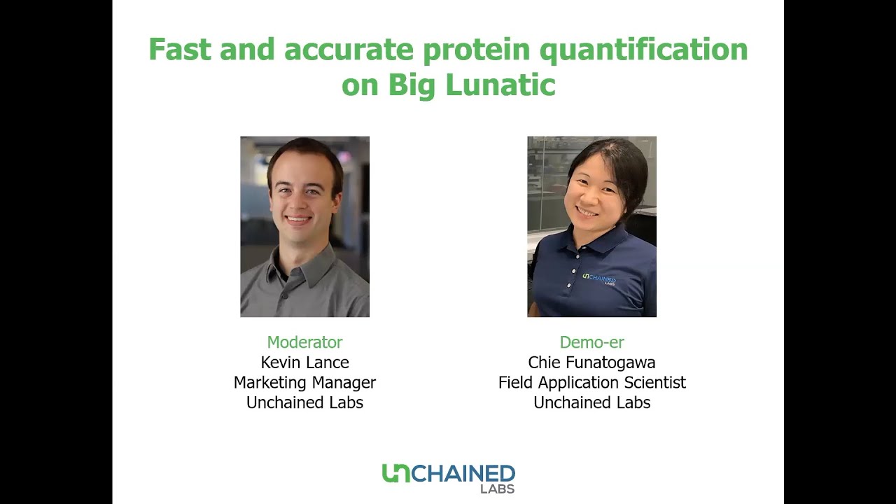 Instrument Demo: Fast and accurate protein quantification on Lunatic