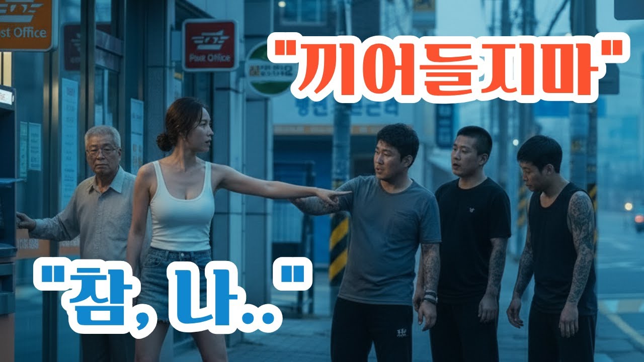 새벽 우체국 앞, 노인을 밀친 순간 모두가 숨을 멈췄다