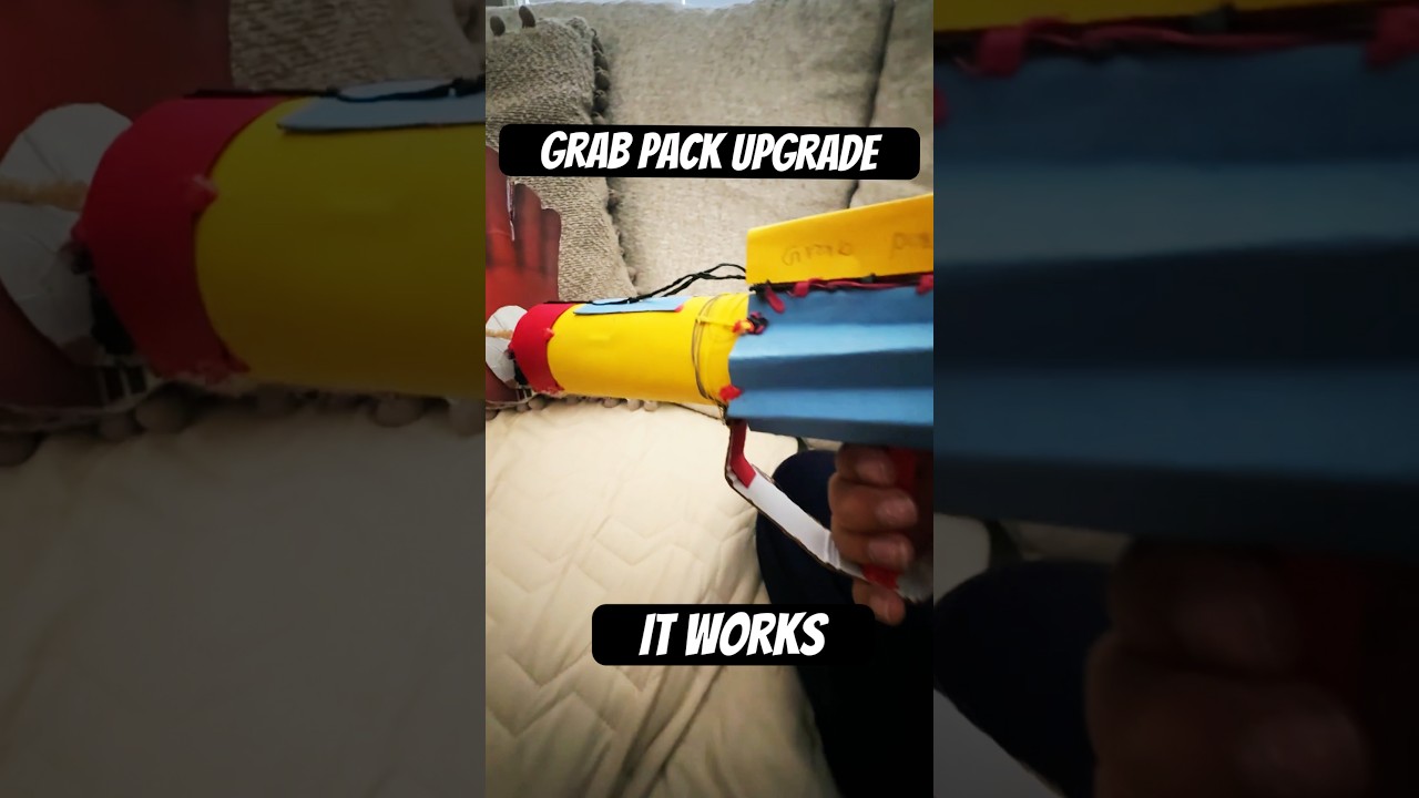 Grab pack UPGRADE #poppy #grabpack #fun #e3kids1