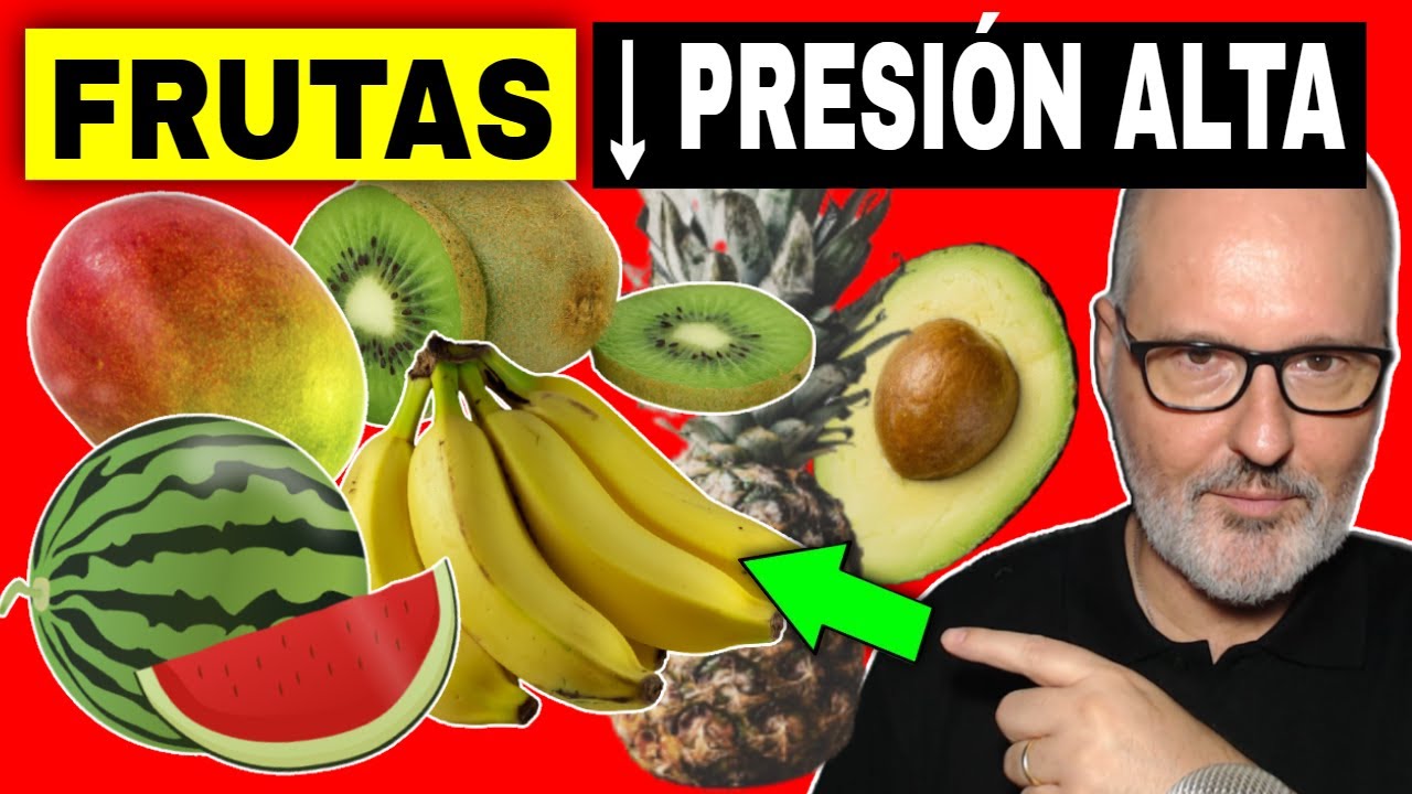 10 MEJORES FRUTAS para BAJAR la PRESIÓN ARTERIAL ALTA  de forma NATURAL (Hipertensión)