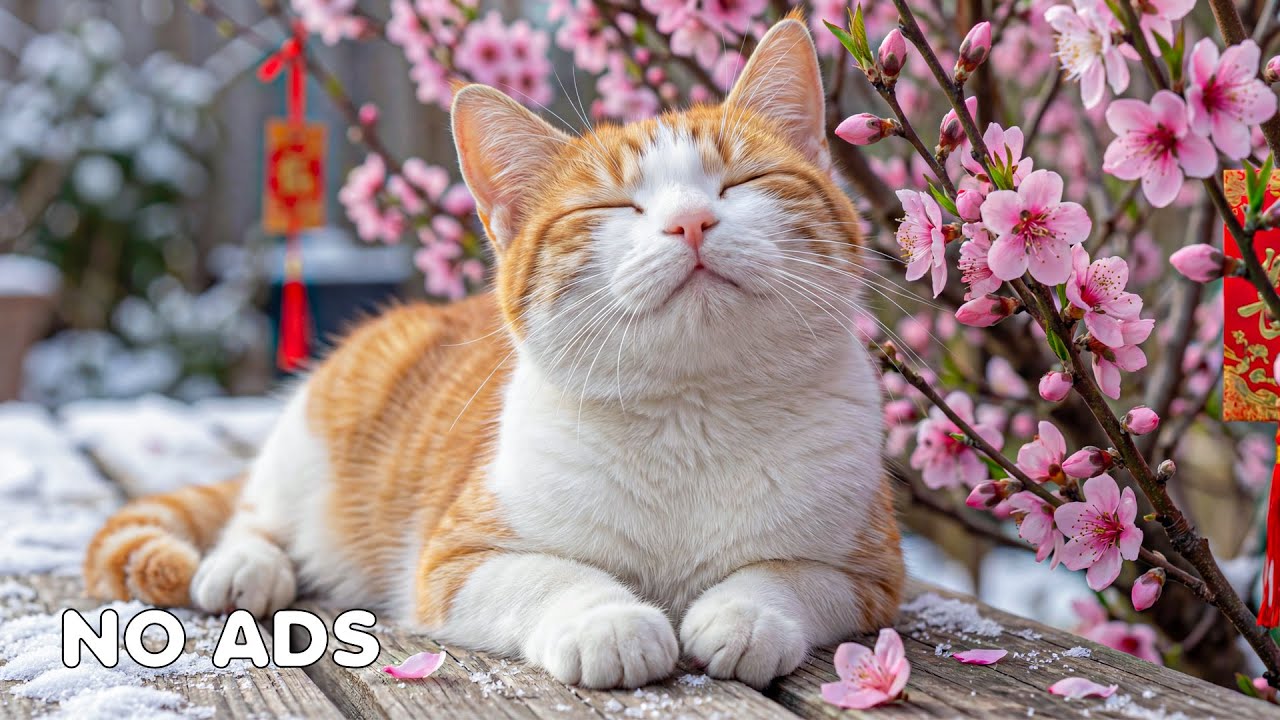 12 часов музыки для сна кошек 🐱 Нежные мелодии и звуки природы для успокоения стрессовых кошек